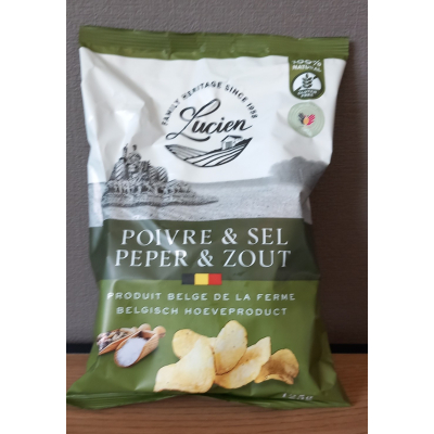 Chips peper Lucien 125g