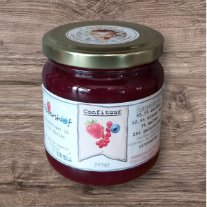 confituur 3 vruchten 205g 