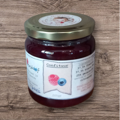 confituur blauwe bessen 205g 