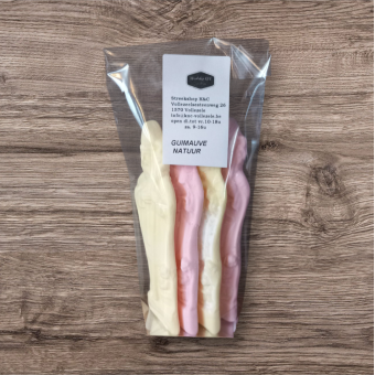 Sint guimauve natuur 15cm per 4st