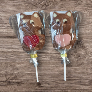 chocolade Lolly 'Kat'