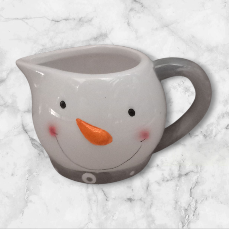 melkkannetje sneeuwman