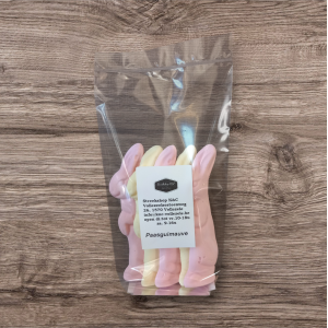 Paas guimauve natuur 12cm per 5st