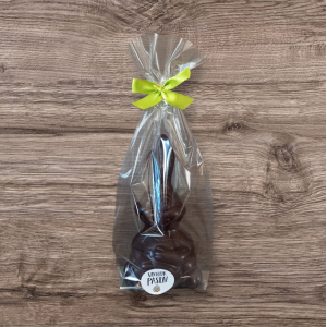 PAAShaas met ei in pure chocolade