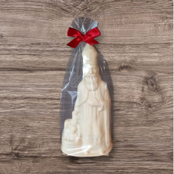 Sint  figuur 25cm wit