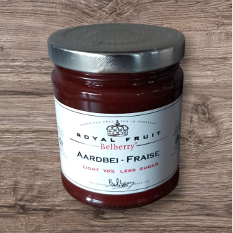 confituur suikerarm aardbei 210g