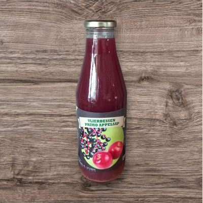 Appel-vlierbessensap 75cl