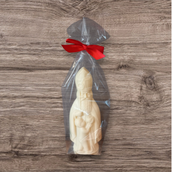 Sint  figuur 18 cm wit