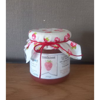 confituur aardbei 205g 
